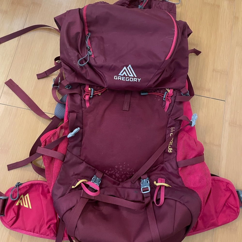 Gregory backpacking bag, Amber 44L